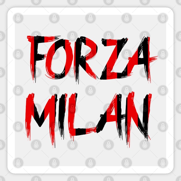 Forza Milan Striped Magnet by VRedBaller